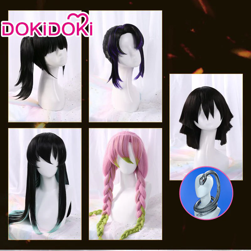 【Partially Ready For Ship】DokiDoki Anime Cosplay Wig Halloween