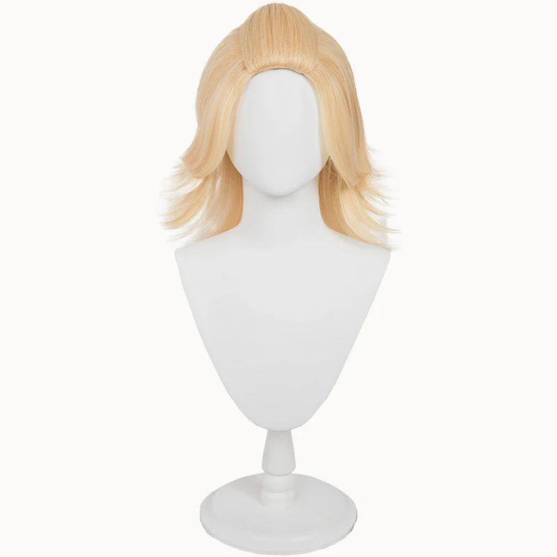 【Ready For Ship】DokiDoki Anime Cosplay Wig Light Blonde Short Hair Male - Image 5