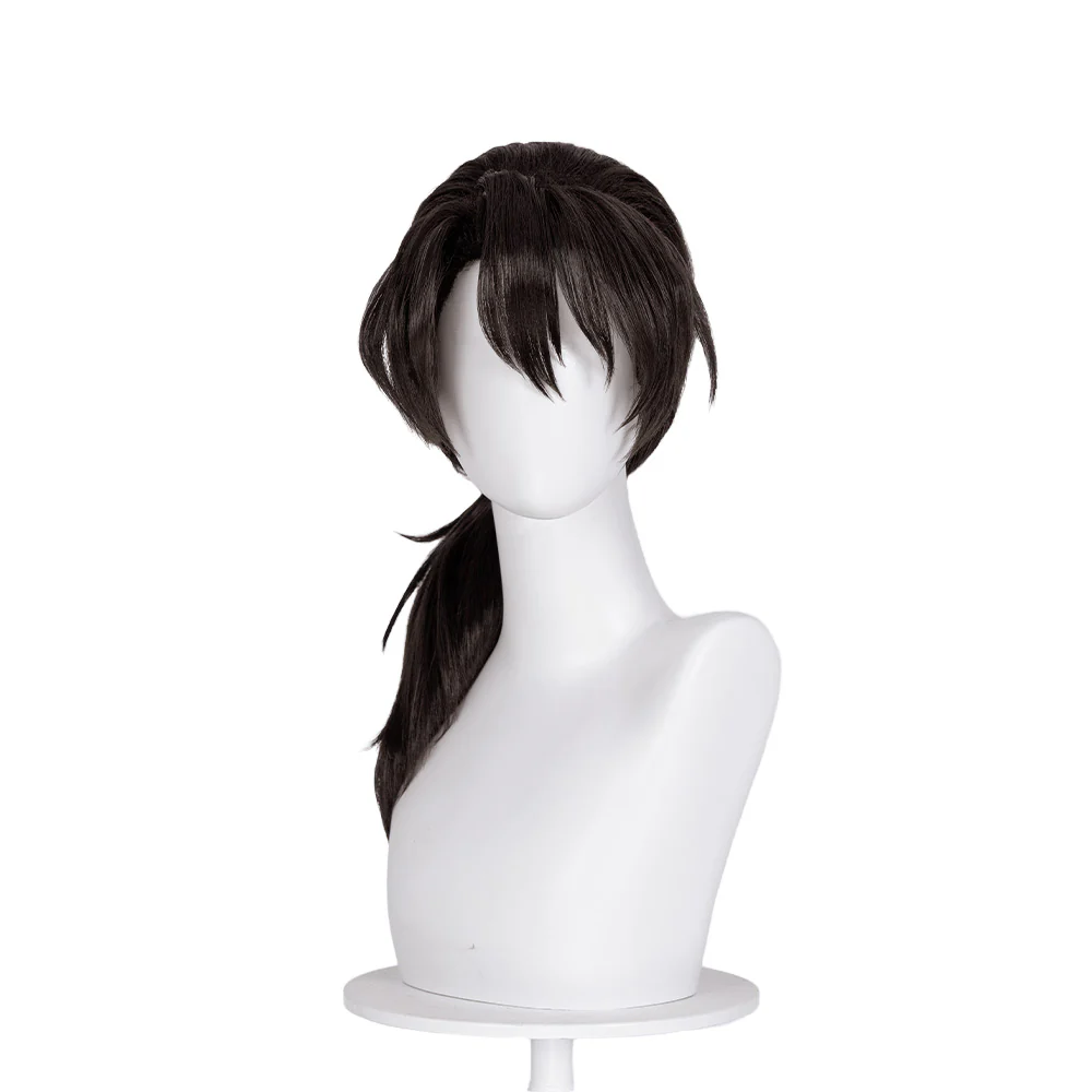 【Ready For Ship】DokiDoki Anime Cosplay Wig Long Black Hair Ponytail - Image 2