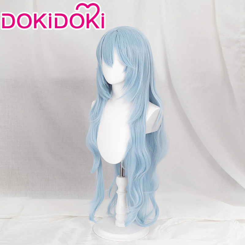 【Ready For Ship】DokiDoki Anime Cosplay Wig Long Blue wig - Image 2