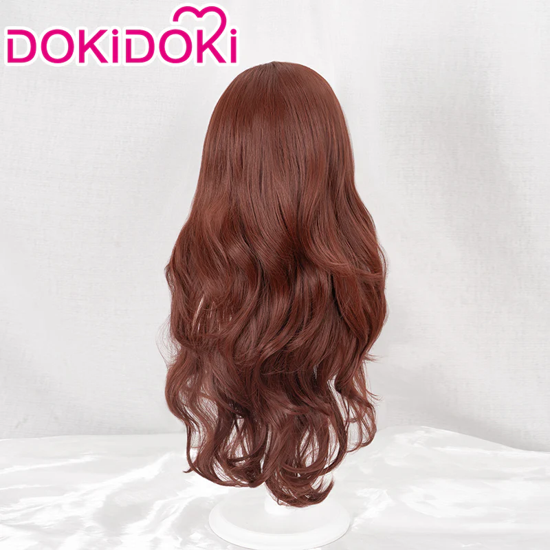 【Ready For Ship】DokiDoki Anime Cosplay Wig Long Curly Brown - Image 2