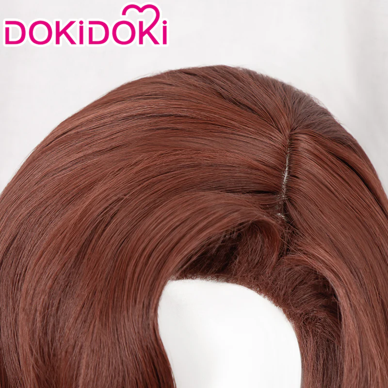 【Ready For Ship】DokiDoki Anime Cosplay Wig Long Curly Brown - Image 3