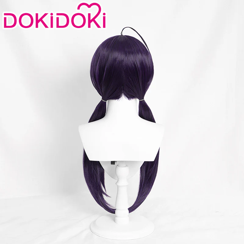 【In Stock】DokiDoki Anime Cosplay Wig Long Dark Purple - Image 3