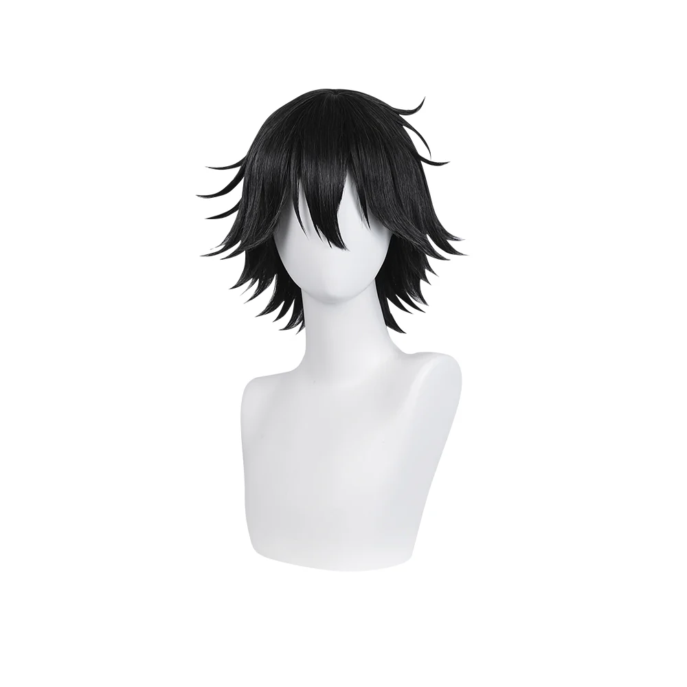 【Ready For Ship】DokiDoki Anime Cosplay Wig Short Black Hair/ Hat - Image 5