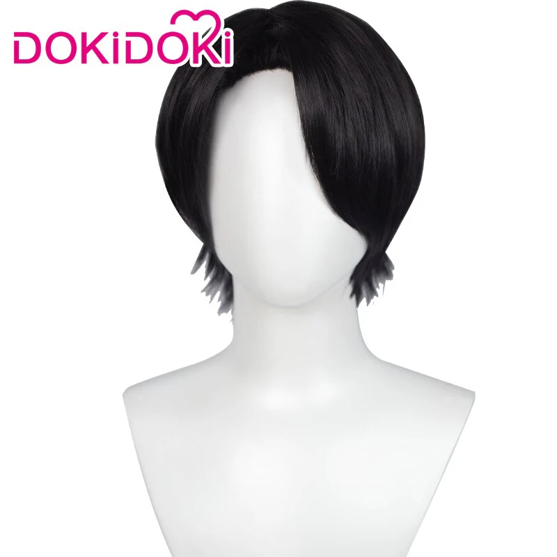 【Ready For Ship】Dokidoki Anime Cosplay Wig Short Black Halloween - Image 5