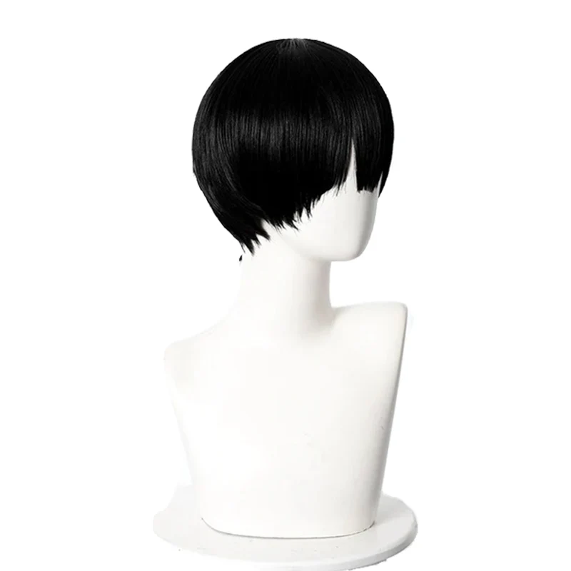 【Ready For Ship】Dokidoki Anime  Cosplay  Wig Short Black Men - Image 5
