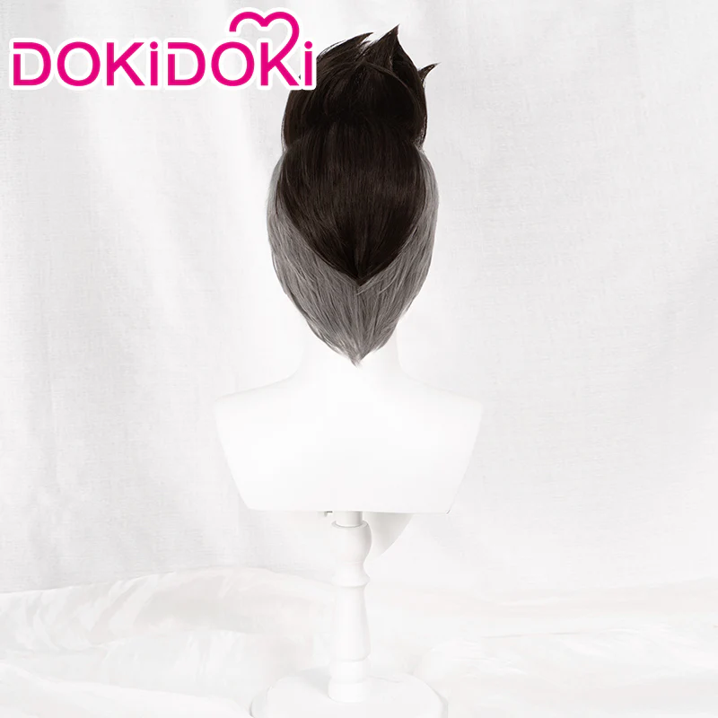 【Ready For Ship】DokiDoki Anime Cosplay Wig Short Black Men - Image 2