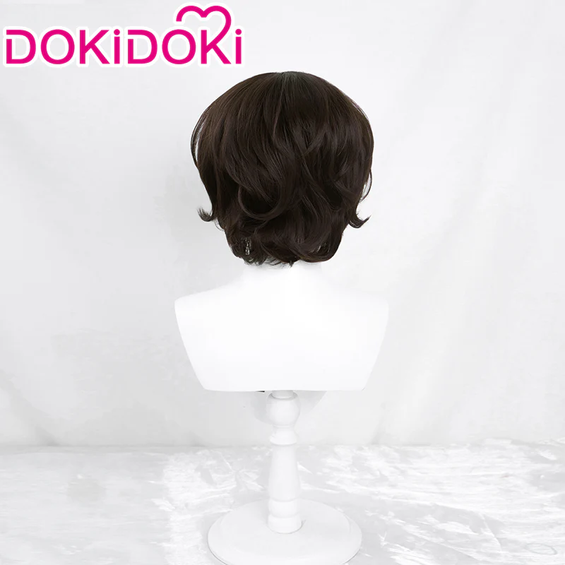 【Ready For Ship】DokiDoki Anime  Cosplay Wig Short Curly Dark Brown Hair - Image 2
