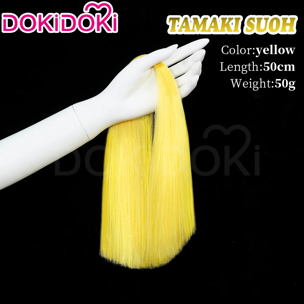 【Ready For Ship】DokiDoki Anime Cosplay Wig Short Yellow / Weft - Image 10