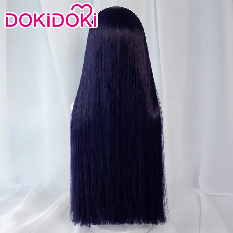 【Ready For Ship】DokiDoki Anime Cosplay Wig Women Long Straight Purple Hair - Image 3