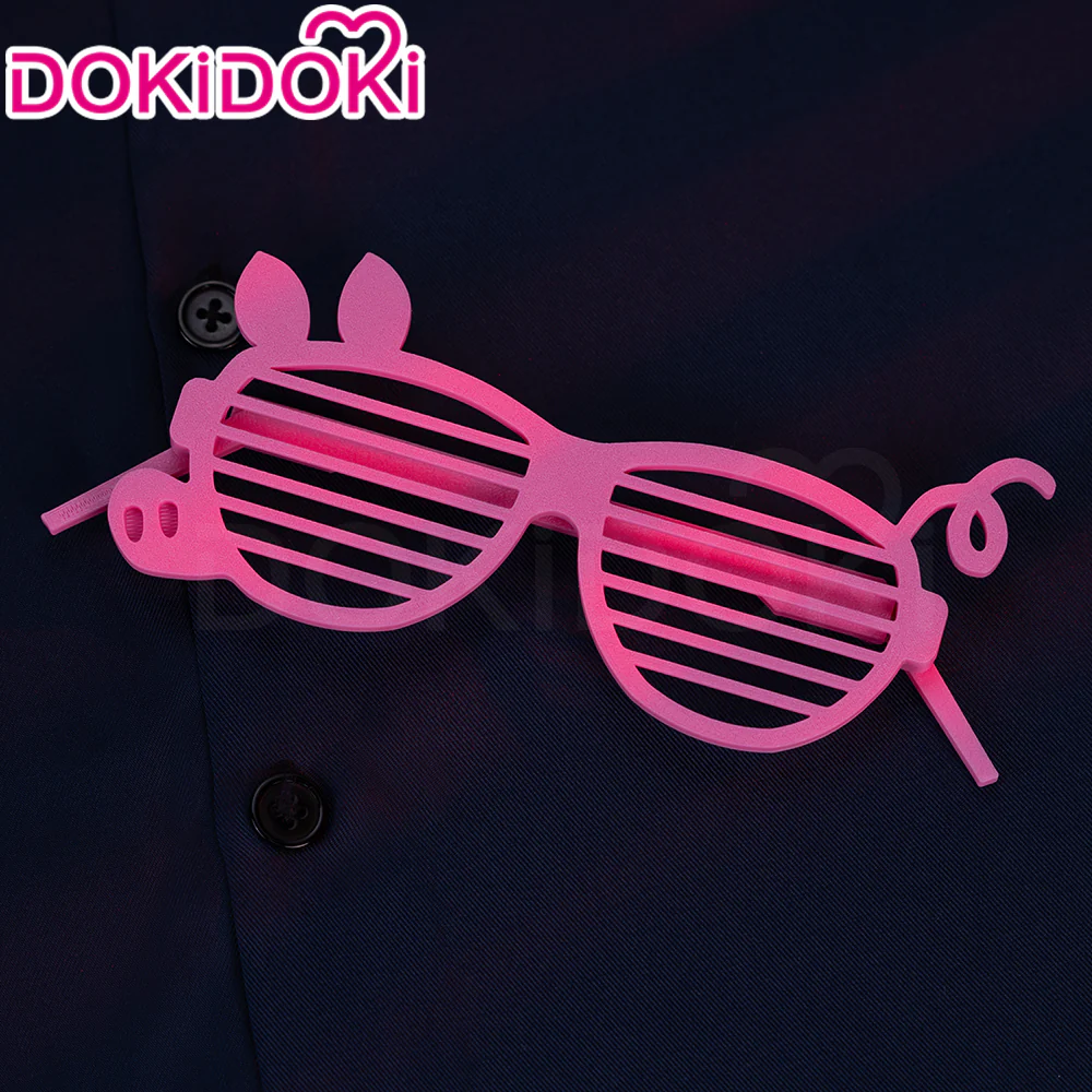 【Ready For Ship】DokiDoki Anime Movie Cosplay Fox Wig / Glasses Short Orange Hair - Image 9