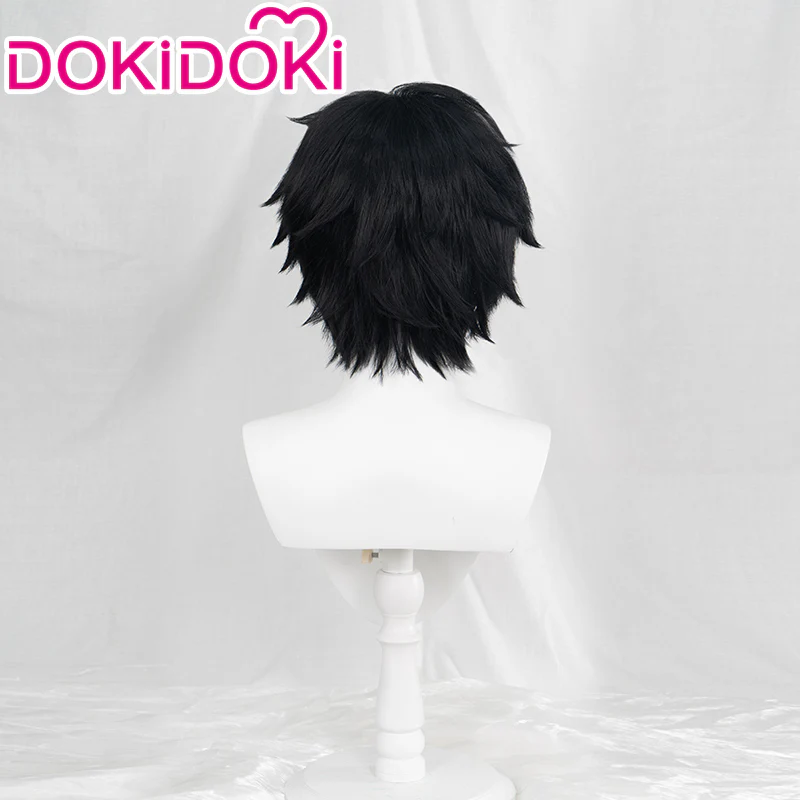 【Ready For Ship】DokiDoki Anime Cosplay Wig / Hat Short Black - Image 2