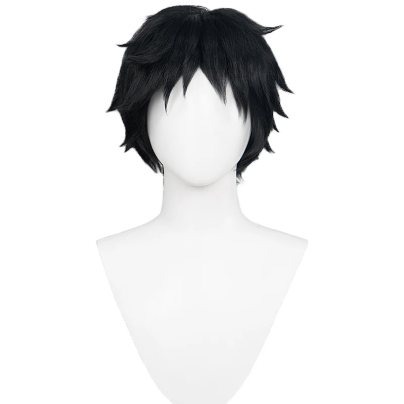 【Ready For Ship】DokiDoki Anime Cosplay Wig / Hat Short Black - Image 4