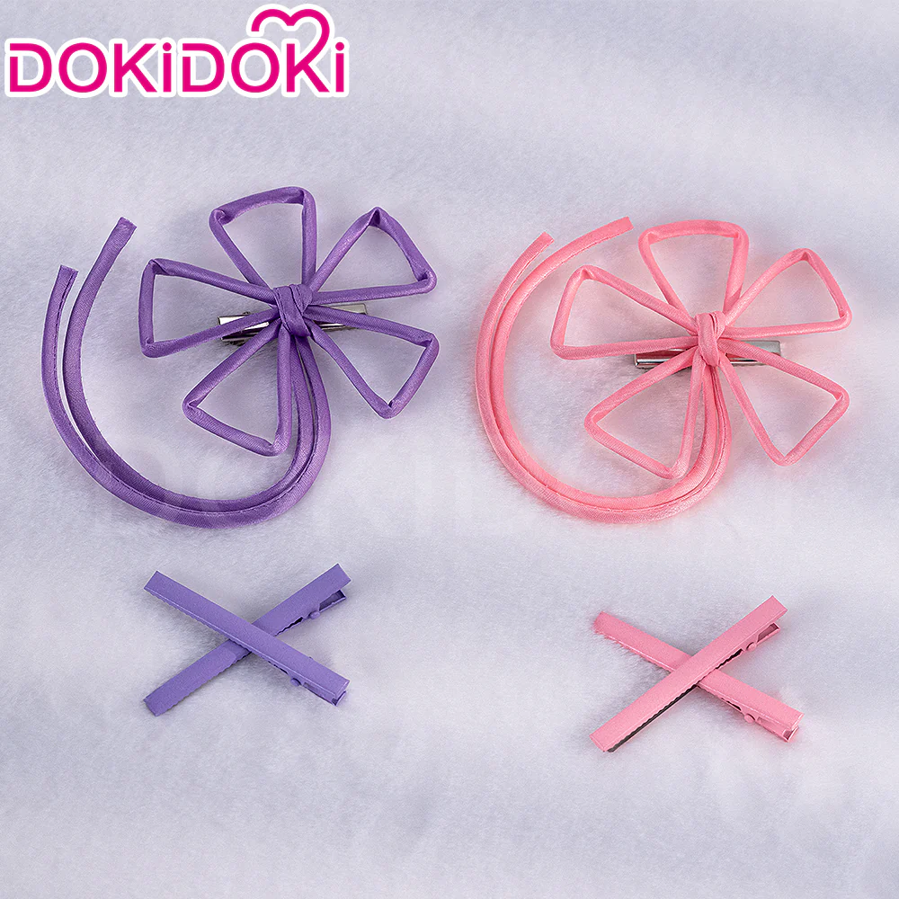 【Ready For Ship】DokiDoki Cosplay Anime  Cosplay Wigs Women Pink / Blue Hair Clips Accessories Halloween - Image 13