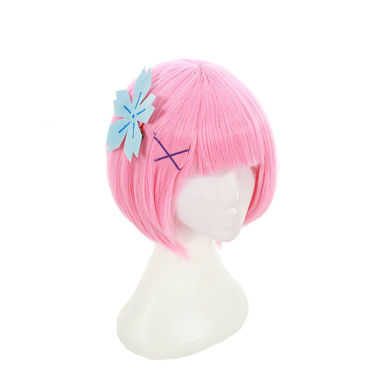 DokiDoki Cosplay Anime Cosplay Wigs Women Pink Blue Hair Halloween - Image 2