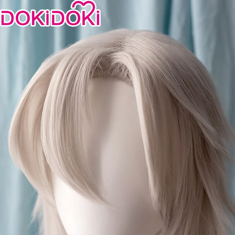 【Ready For Ship】DokiDoki Cosplay Wig Halloween Short White Hair - Image 3