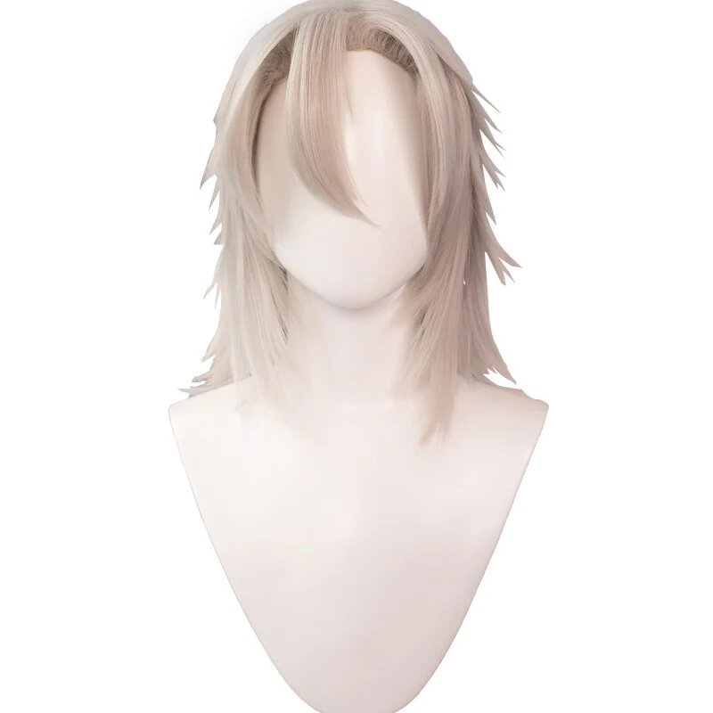 【Ready For Ship】DokiDoki Cosplay Wig Halloween Short White Hair - Image 5