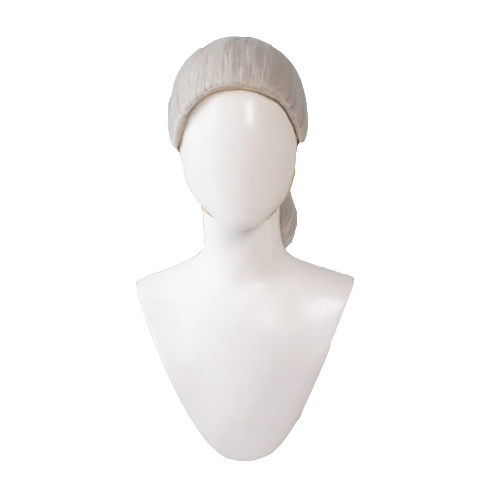 【Ready For Ship】DokiDoki Cosplay  Wig Halloween Silver Ponytail - Image 4