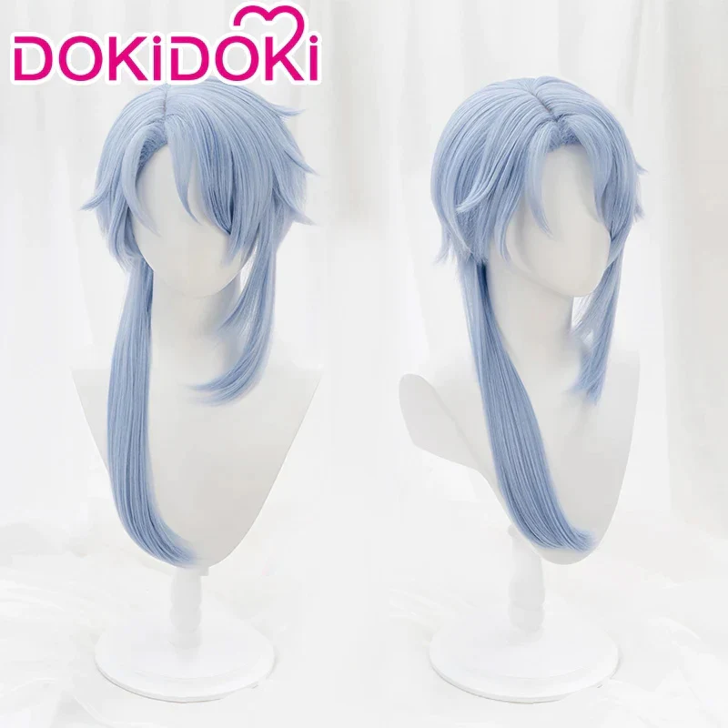 【Ready For Ship】DokiDoki Game Genshin Impact Cosplay Kamisato Ayato Wig Silicone Scalp Ver.