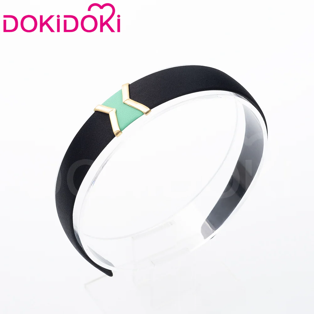 【Ready For Ship】DokiDoki Game Honkai: Star Rail Cosplay Firefly Wig Long Curly Grey Green Wig / Headpiece Headwear - Image 7