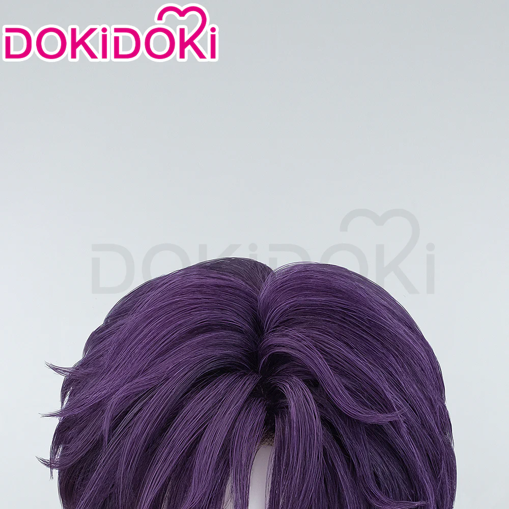 【EU LOCAL SHIPPING 】DokiDoki Game Love and Deepspace Cosplay Rafayel Wig  Short Purple Hair - Image 4