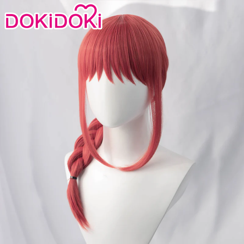 【Mange Ver. Ready For Ship】DokiDoki  Manga Anime Cosplay Wig Long Red Halloween