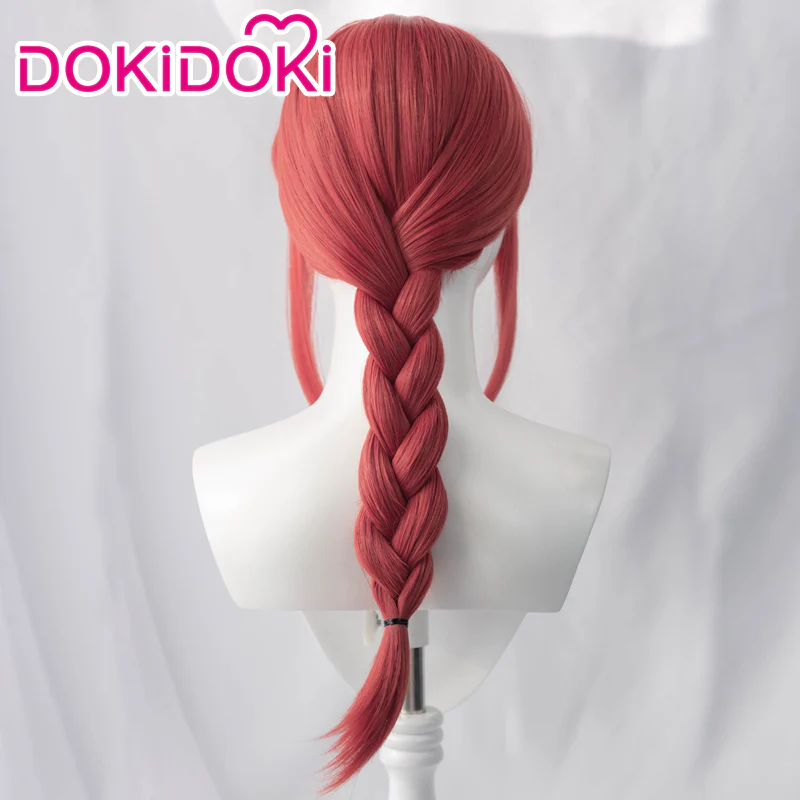 【Mange Ver. Ready For Ship】DokiDoki  Manga Anime Cosplay Wig Long Red Halloween - Image 2