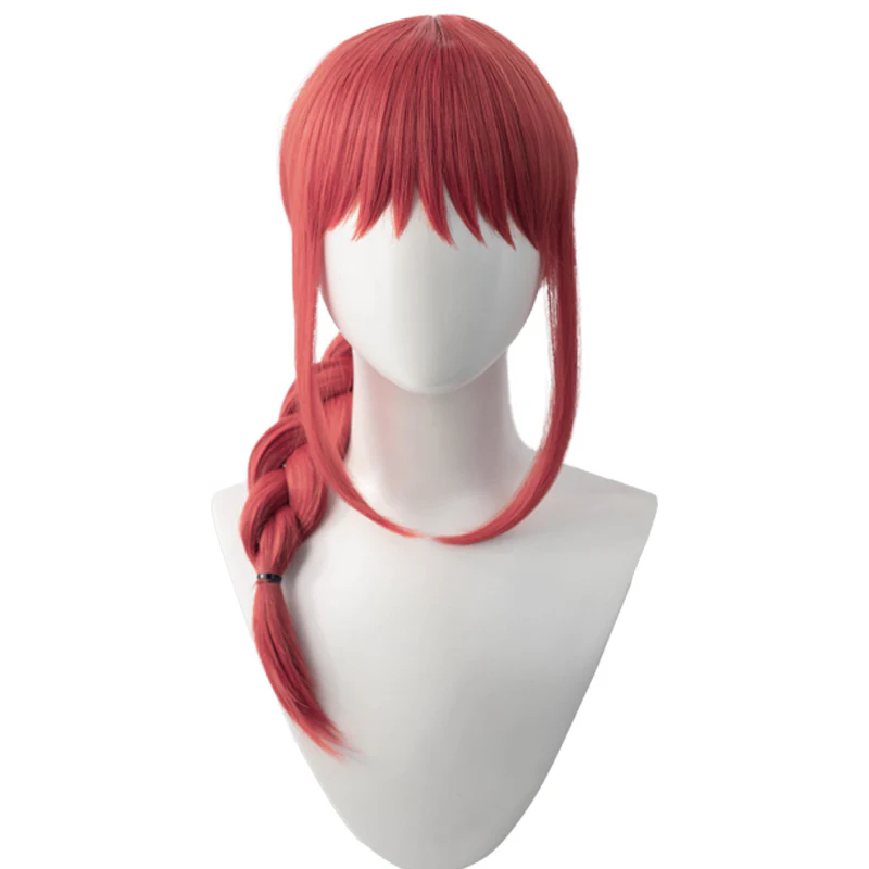 【Mange Ver. Ready For Ship】DokiDoki  Manga Anime Cosplay Wig Long Red Halloween - Image 4