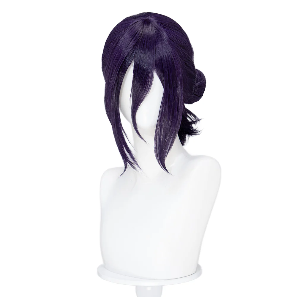 【Movie Ver Ready For Ship】DokiDoki Manga Coslay Wig / Choker Women Purple Halloween - Image 7