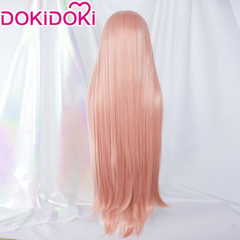 DokiDoki  Manga Cosplay Wig Long Light Orange Halloween - Image 2