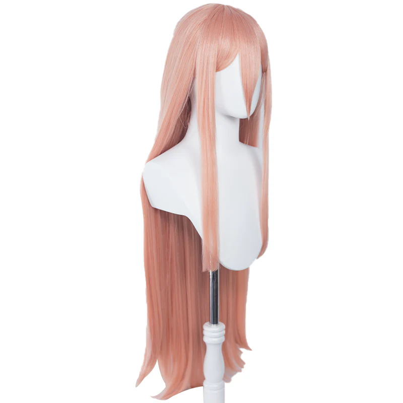 DokiDoki  Manga Cosplay Wig Long Light Orange Halloween - Image 4