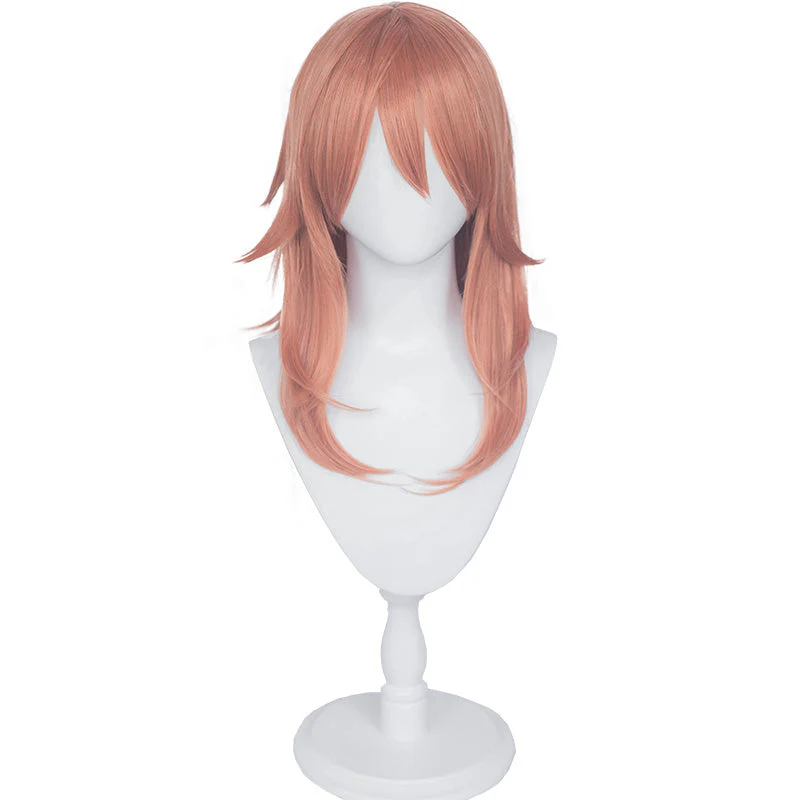 【Ready For Ship】DokiDoki  Manga Cosplay Wig Long Straight Orange Halloween - Image 4