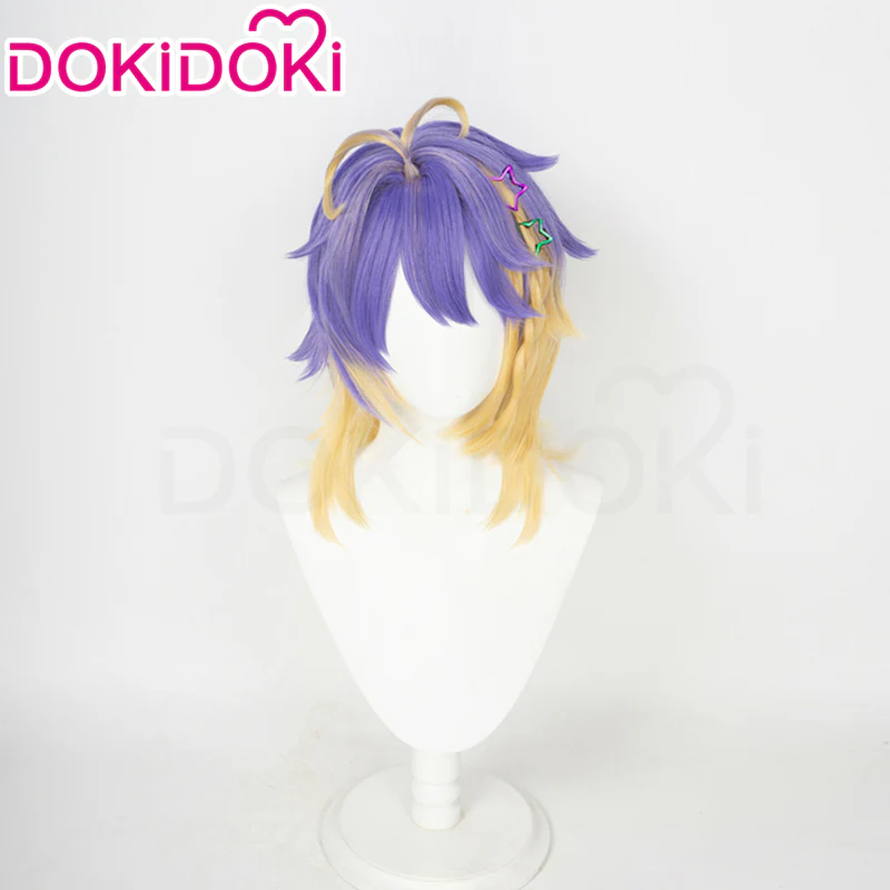【Ready For Ship】DokiDoki NIJISANJI Cosplay Vtuber Aster Arcadia  Wig