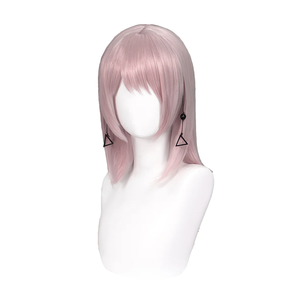 【Partially Ready For Ship】DokiDoki Anime Cosplay Wig Short Straight Pink Hair - Image 5
