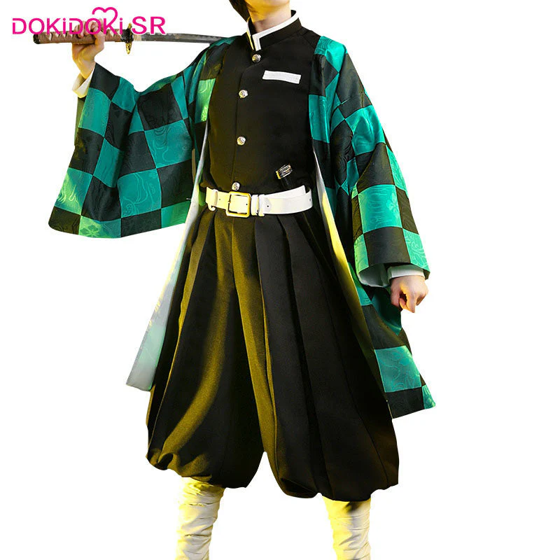【 Ready For Ship】DokiDoki-SR Anime Cosplay  Costume Men Halloween Black Uniform - Image 2