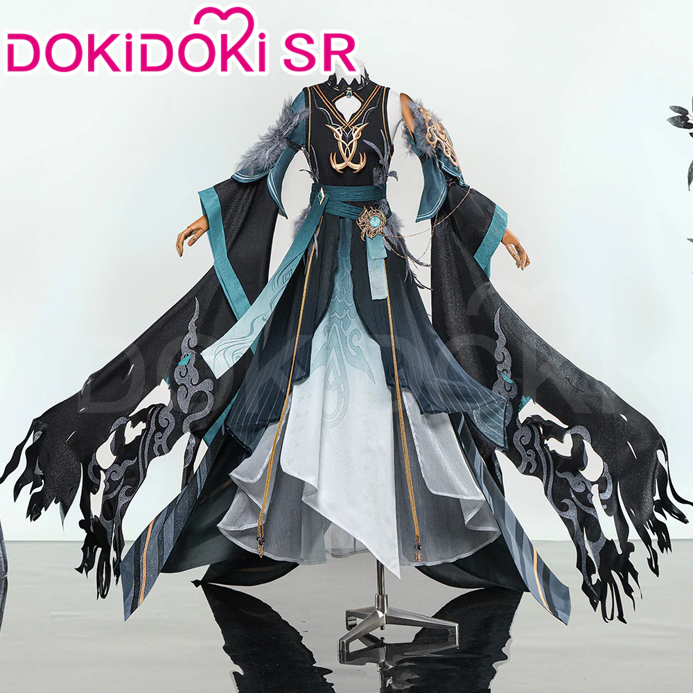 DokiDoki-SR Game Genshin Impact Cosplay Xiao Costume Doujin - Image 3