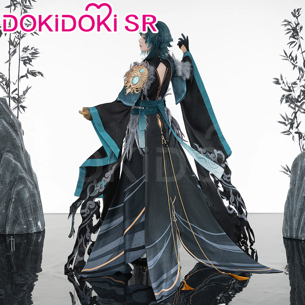 DokiDoki-SR Game Genshin Impact Cosplay Xiao Costume Doujin - Image 4