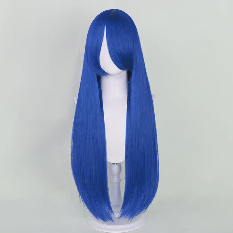 【Last Batch】【Ready For Ship】【Matte Wig】Dokidoki Universal Wig Pink/Red/Blond/Orange/Blue/Green/Purple/White 80 CM Long Straight Wig - Image 6