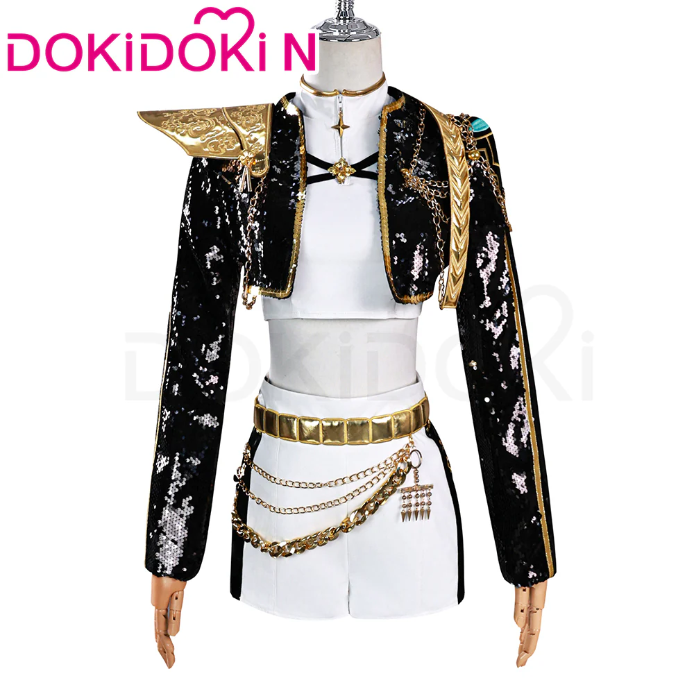 【Ready For Ship】【Last Batch】DokiDoki-N Movie Anime KPOP KILLER Cosplay Costume GOLD SERIES - Image 2