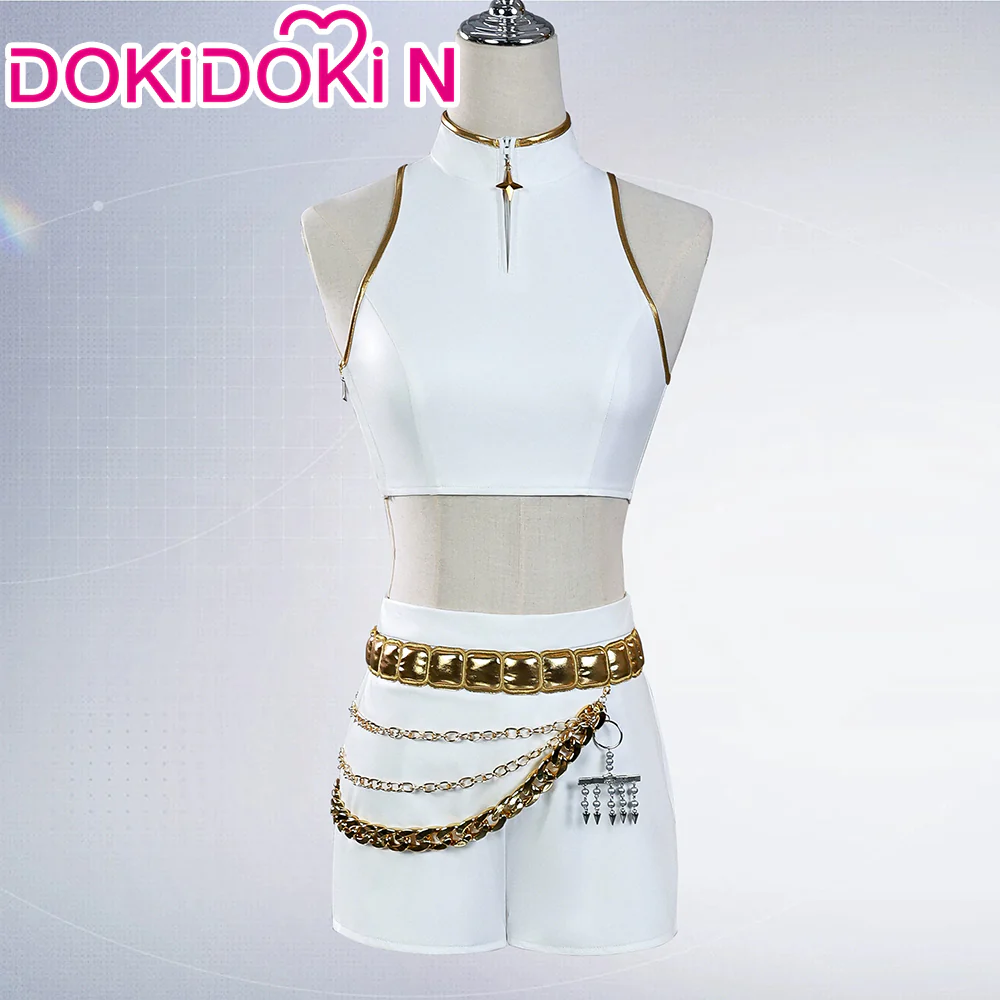 【Ready For Ship】【Last Batch】DokiDoki-N Movie Anime KPOP KILLER Cosplay Costume WHITE SERIES - Image 2