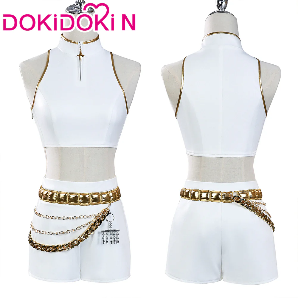 【Ready For Ship】【Last Batch】DokiDoki-N Movie Anime KPOP KILLER Cosplay Costume WHITE SERIES - Image 5