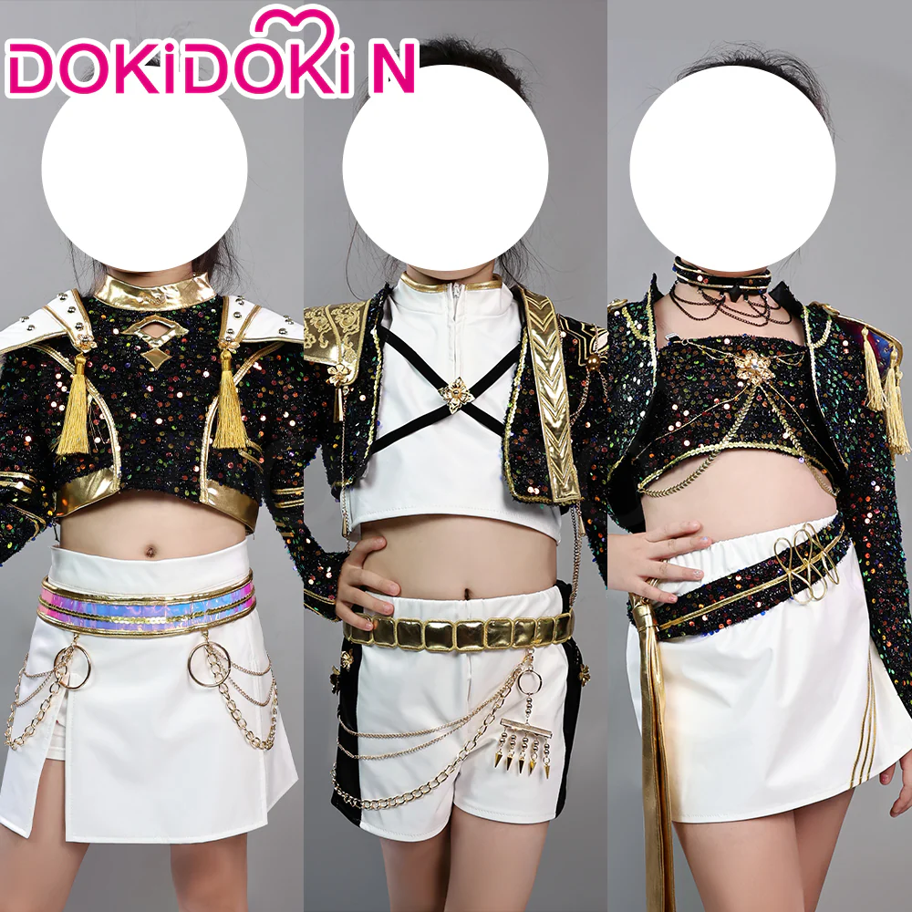 【Ready For Ship】【Last Batch】【Kids Version】DokiDoki-N Movie Anime KPOP KILLER Cosplay Costume GOLD SERIE Children Version - Image 2