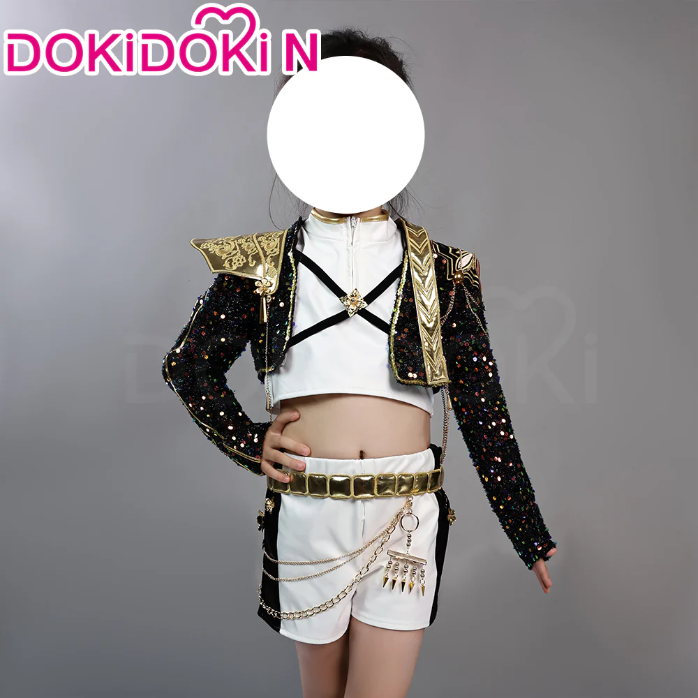 【Ready For Ship】【Last Batch】【Kids Version】DokiDoki-N Movie Anime KPOP KILLER Cosplay Costume GOLD SERIE Children Version - Image 6