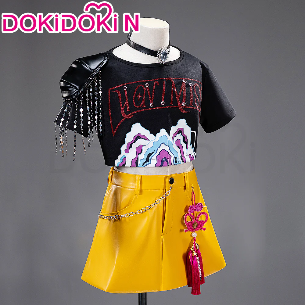 【Ready For Ship】【Last Batch】【Kids Version】DokiDoki-N Movie Anime KPOP KILLER Cosplay Costume YELLOW SERIES  Children Version - Image 5
