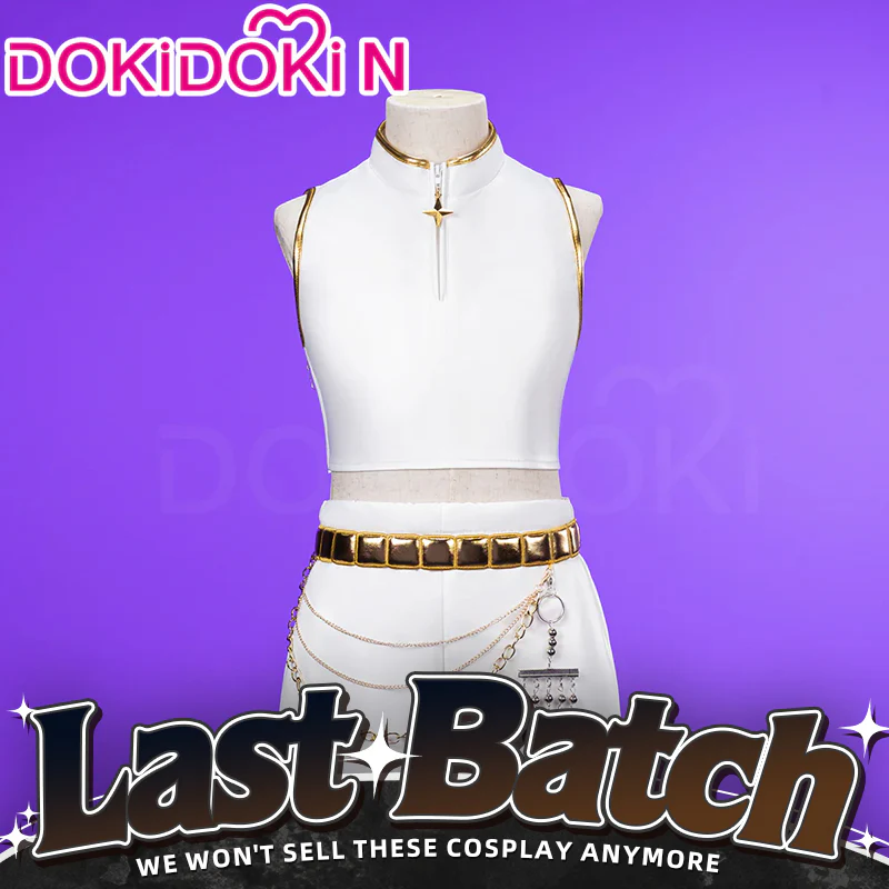 【Ready For Ship】【Last Batch】【Kids Version】DokiDoki-N Movie Anime KPOP KILLER Costume WHITE SERIES Children Version