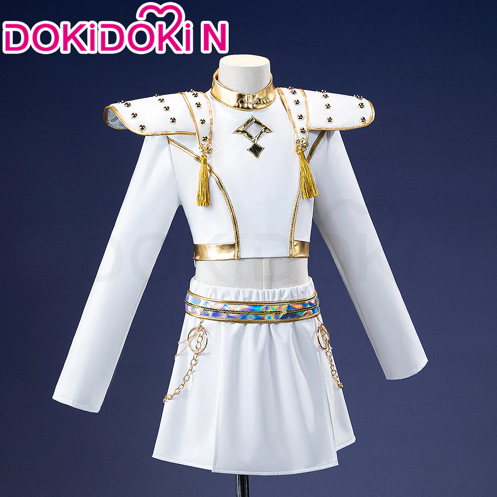 【Ready For Ship】【Last Batch】【Kids Version】DokiDoki-N Movie Anime KPOP KILLER Cosplay Costume White SERIES  Children Version - Image 3