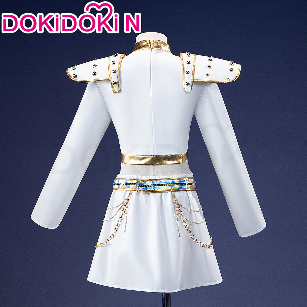 【Ready For Ship】【Last Batch】【Kids Version】DokiDoki-N Movie Anime KPOP KILLER Cosplay Costume White SERIES  Children Version - Image 4