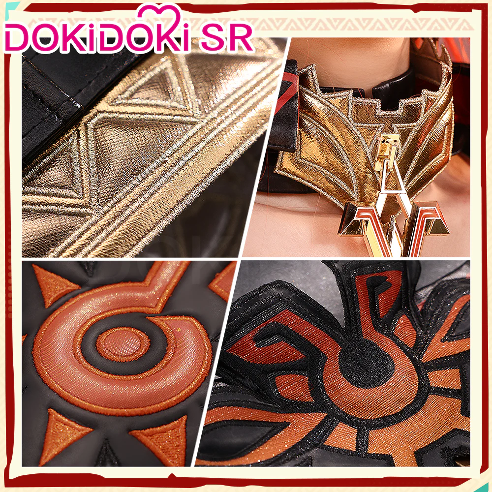 【US/EU LOCAL SHIPPING 】【Size S-2XL】DokiDoki-SR Game Genshin Impact Cosplay Pyro Archon Mavuika Costume Natlan - Image 5