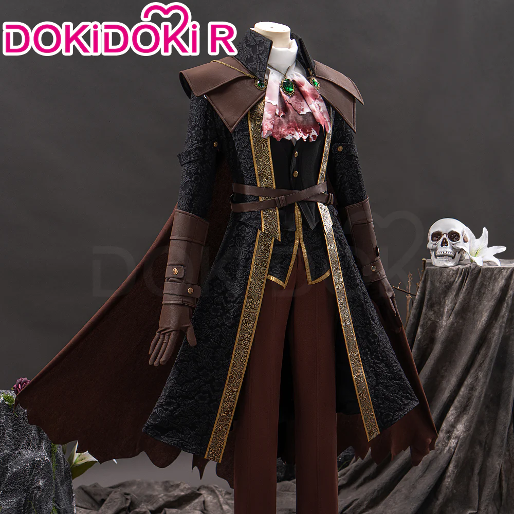 【 Ready For Ship】【Size S-2XL】【Last Batch】DokiDoki-R Game Cosplay Costume Brown Cloak - Image 2