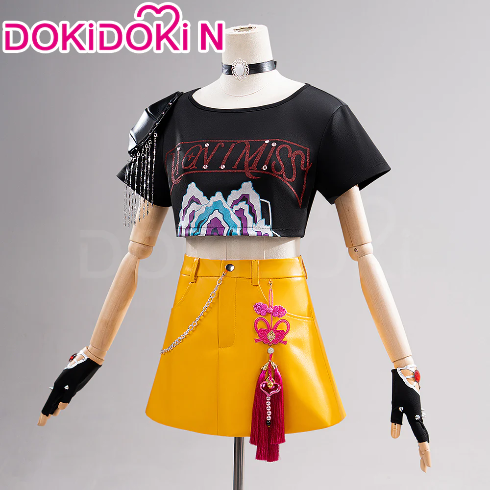 【Ready For Ship】【Size S-3XL】【Last Batch】DokiDoki-N Movie Anime KPOP KILLER Cosplay Costume YELLOW SERIES - Image 3
